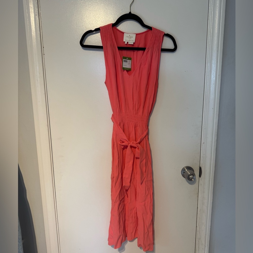 Kate Spade Pink Sleeveless Maxi Sundress